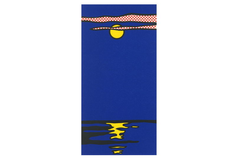 Roy Lichtenstein. Silk Screen Greeting Card from “Banner”. 