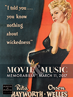 Movie & Music Memorabilia