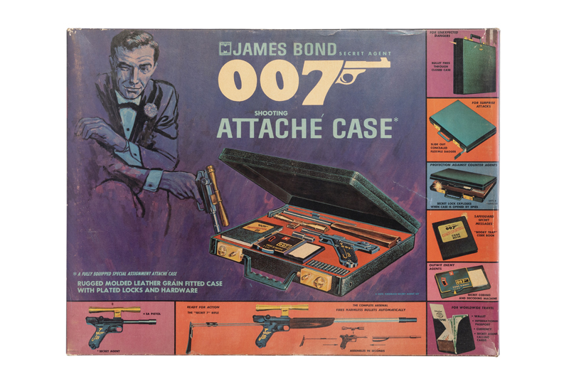 James Bond Secret Agent 007 Shooting Attaché Case with Original Box.