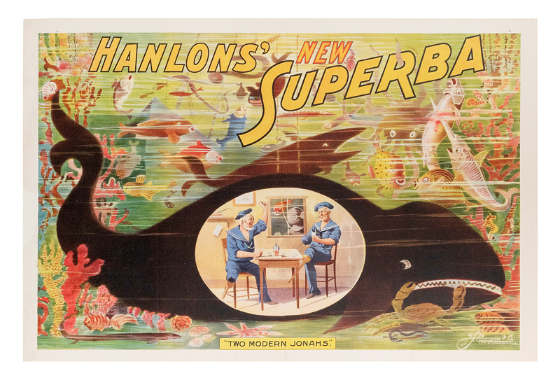 The Hanlon Brothers. Hanlons’ New Superba. “Two Modern Jonahs."