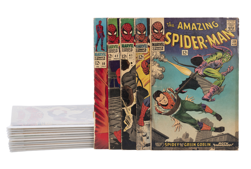 Sixteen Amazing Spider-Man Comics. Silver Age