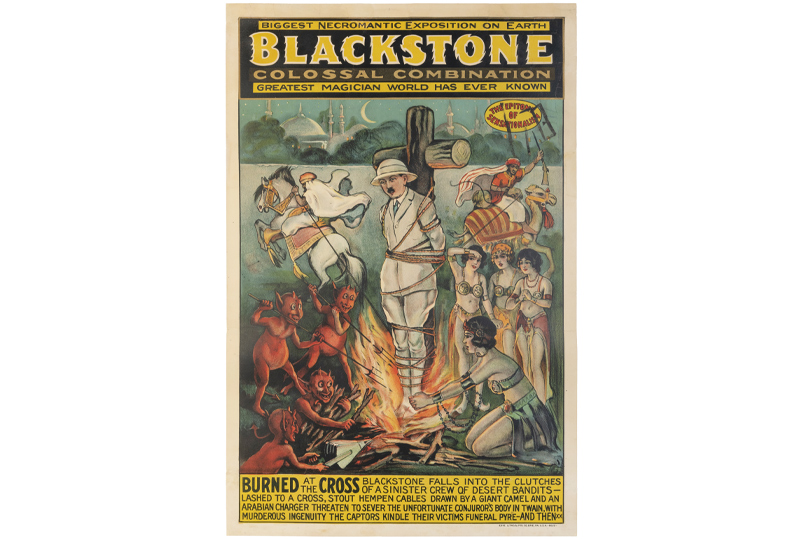 Blackstone Colossal Combination. Burned at the Cross