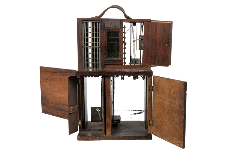 Early Prison Cell Door Mechanism Salesman’s Sample or Patent Model.