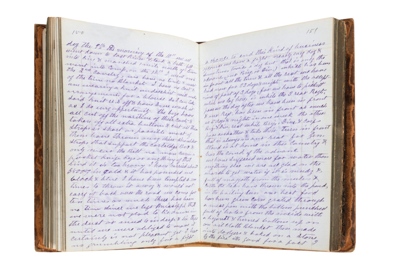 Manuscript Diary of Captain Alva Patterson of the 15th Indiana Infantry with First-Hand Accounts of the Battle of Shiloh and Other Engagements. 