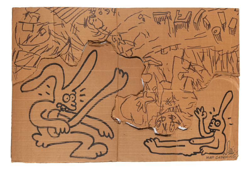 Matt Groening & Gary Panter. Untitled.