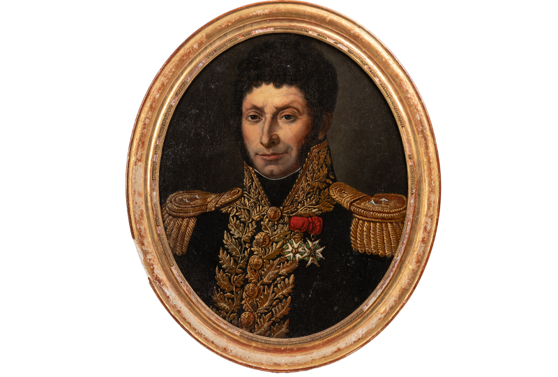 Original Oil Portrait of a Napoleonic General Officer.